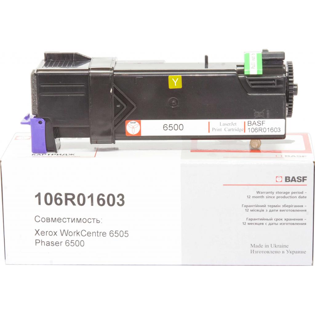 Тонер-картридж BASF Xerox Ph 6500/WC6505 Yellow 106R01603 (KT-106R01603) - зображення 1