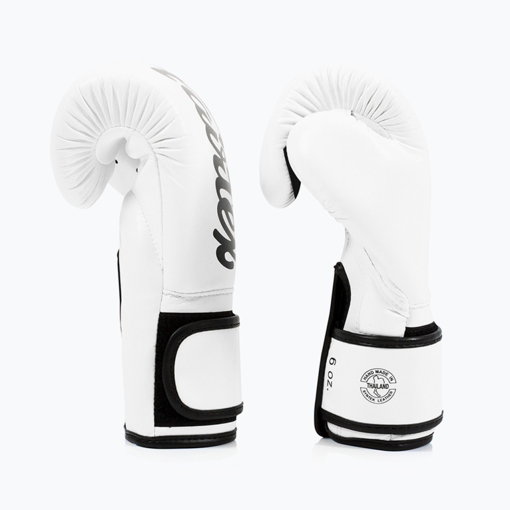 Боксерські рукавички Fairtex BGV14 White 16 унцій (бинти в комплекті) (BGV14_16oz_White) - зображення 5