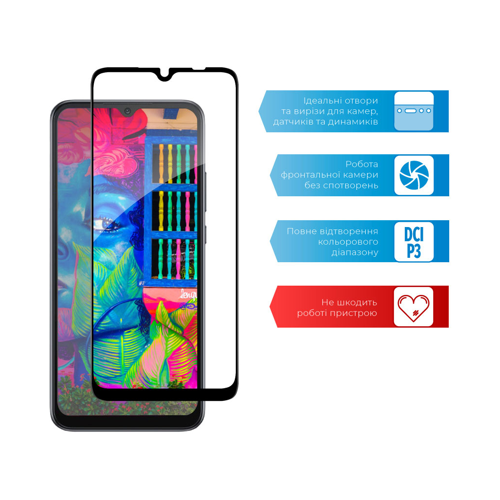 Скло захисне ACCLAB Full Glue Xiaomi Redmi 10A (1283126537783) - зображення 5