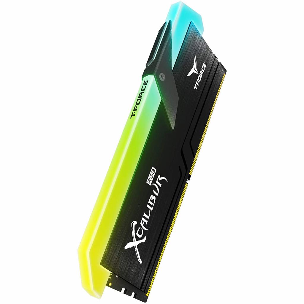 Модуль пам'яті для комп'ютера DDR4 16GB (2x8GB) 4000 MHz T-Force Xcalibur RGB Black Team (TF5D416G4000HC18EDC01) - зображення 3