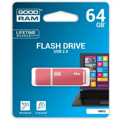 USB флеш накопичувач Goodram 64GB UMO2 Orange USB 2.0 (UMO2-0640O0R11) - зображення 6