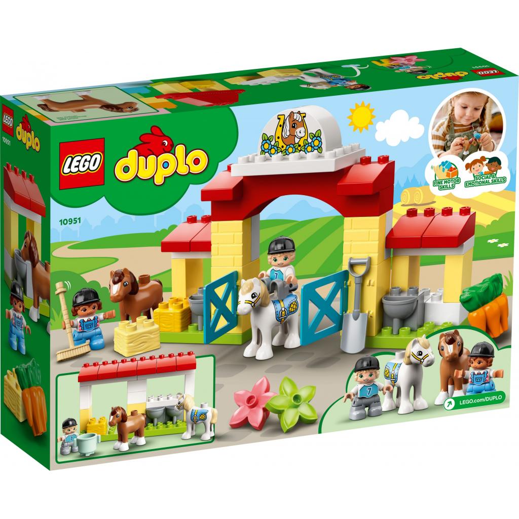 Конструктор LEGO Duplo Стайня і догляд за поні (10951) - зображення 9
