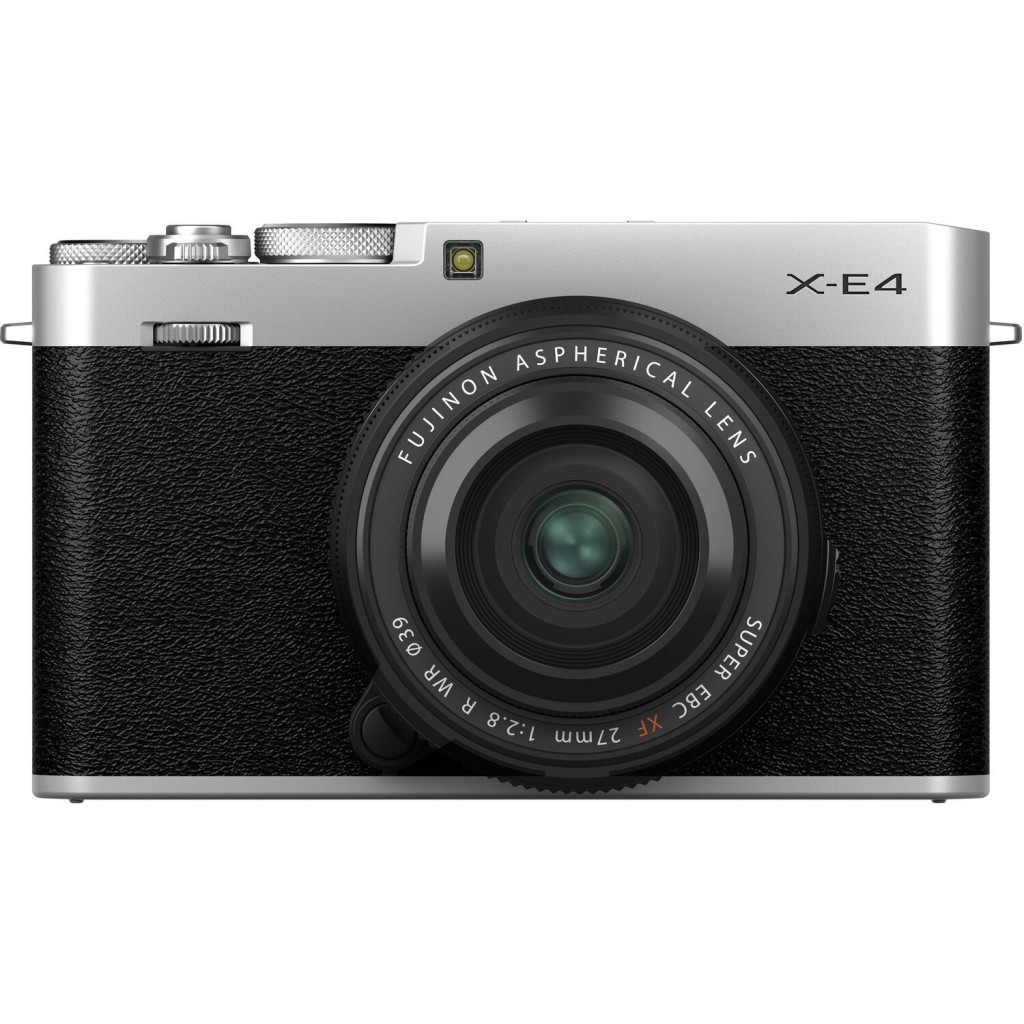 Цифровий фотоапарат Fujifilm X-E4 Body + XF 27mm Kit Silver (16673938) - зображення 1