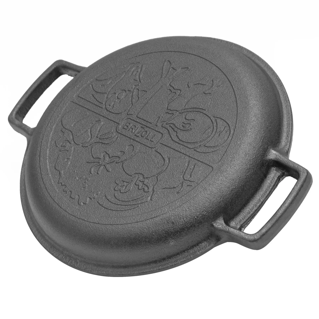 Сковорода Brizoll Monolith чавунна з чавунною кришкою-сковородою 240х60 мм (M2460U-2) - зображення 3