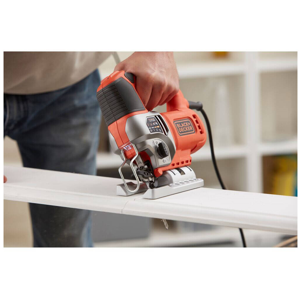 Електролобзик Black&Decker 650 Вт, 3100 хід/хв (BES610) - изображение 7