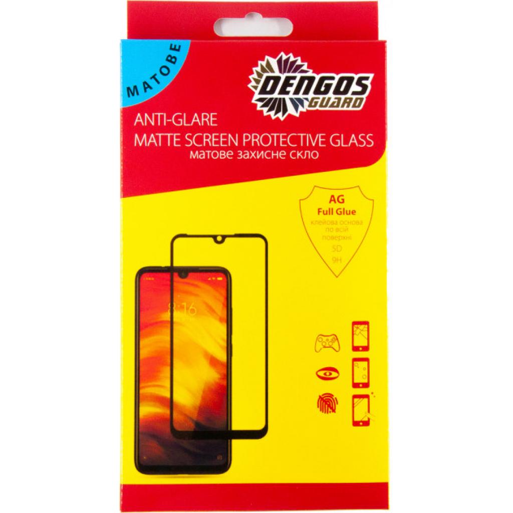 Скло захисне Dengos Full Glue Matte Samsung Galaxy A12 (A125), black frame (TGFG-MATT-34) - зображення 1