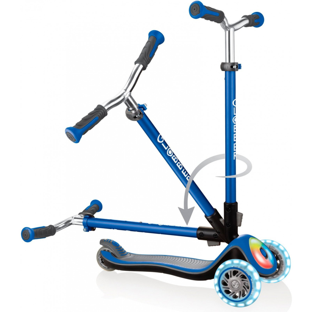 Самокат Globber Elite Prime з підсвіткою Синій (444-800) - зображення 4