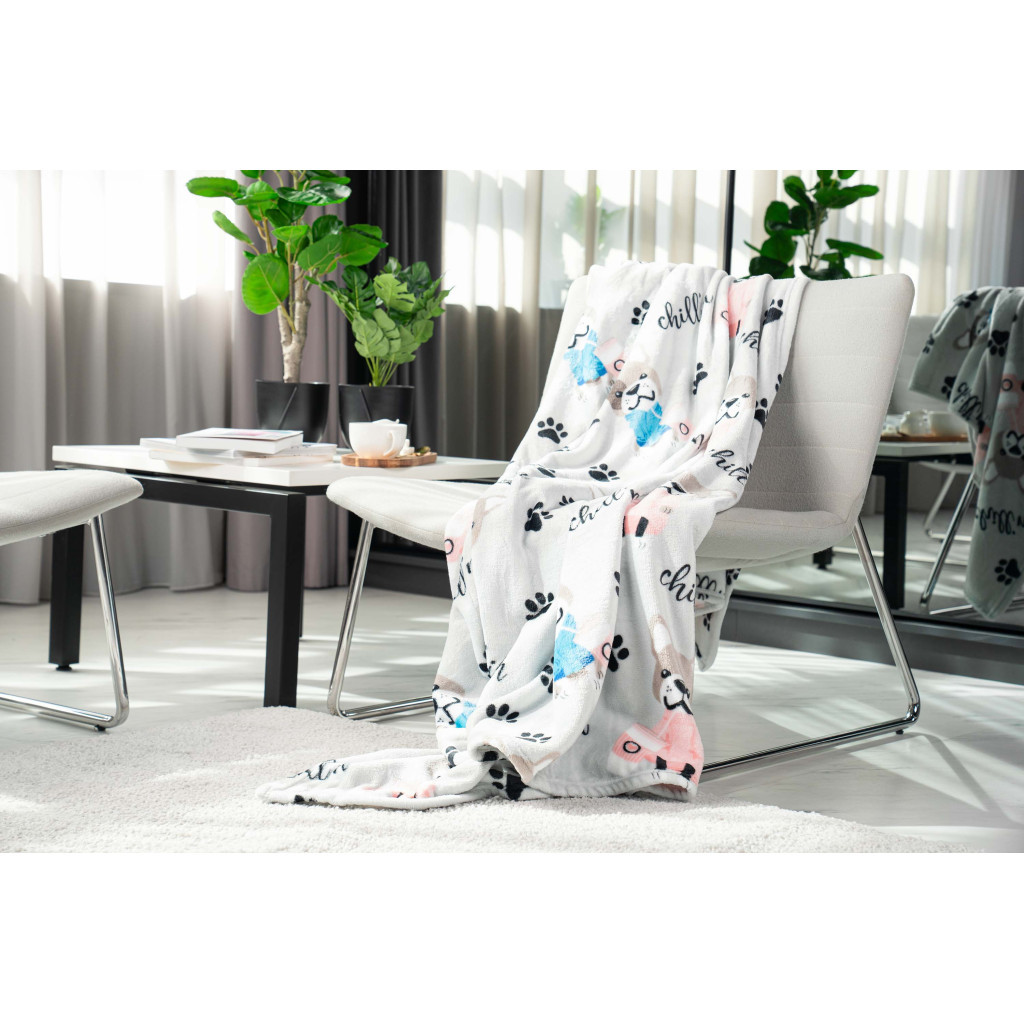 Плед Ardesto Flannel бульдоги 160х200 см (ART0112PB) - изображение 2