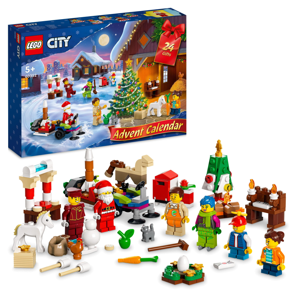 Конструктор LEGO City Occasions Новорічний календар City 287 деталей (60352) - зображення 2