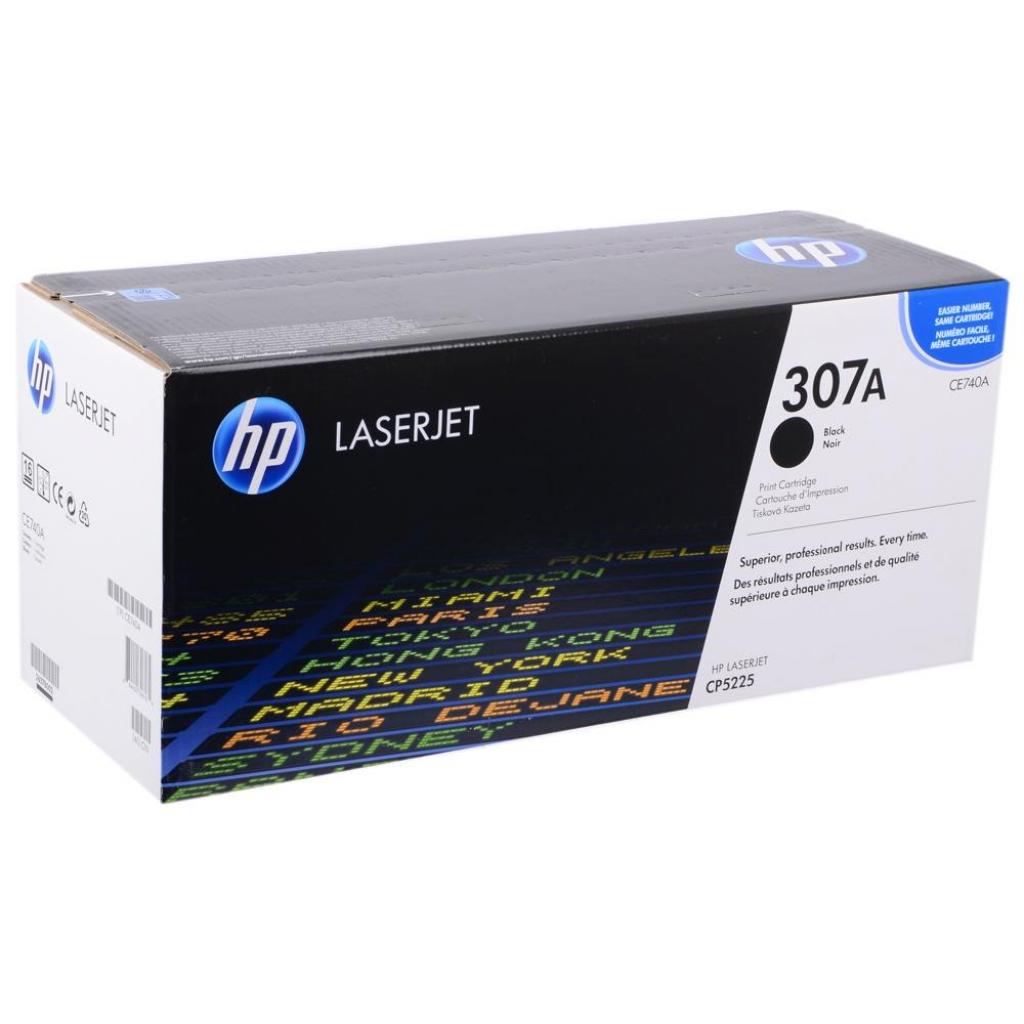 Картридж HP CLJ  307A Black (CE740A) - зображення 2