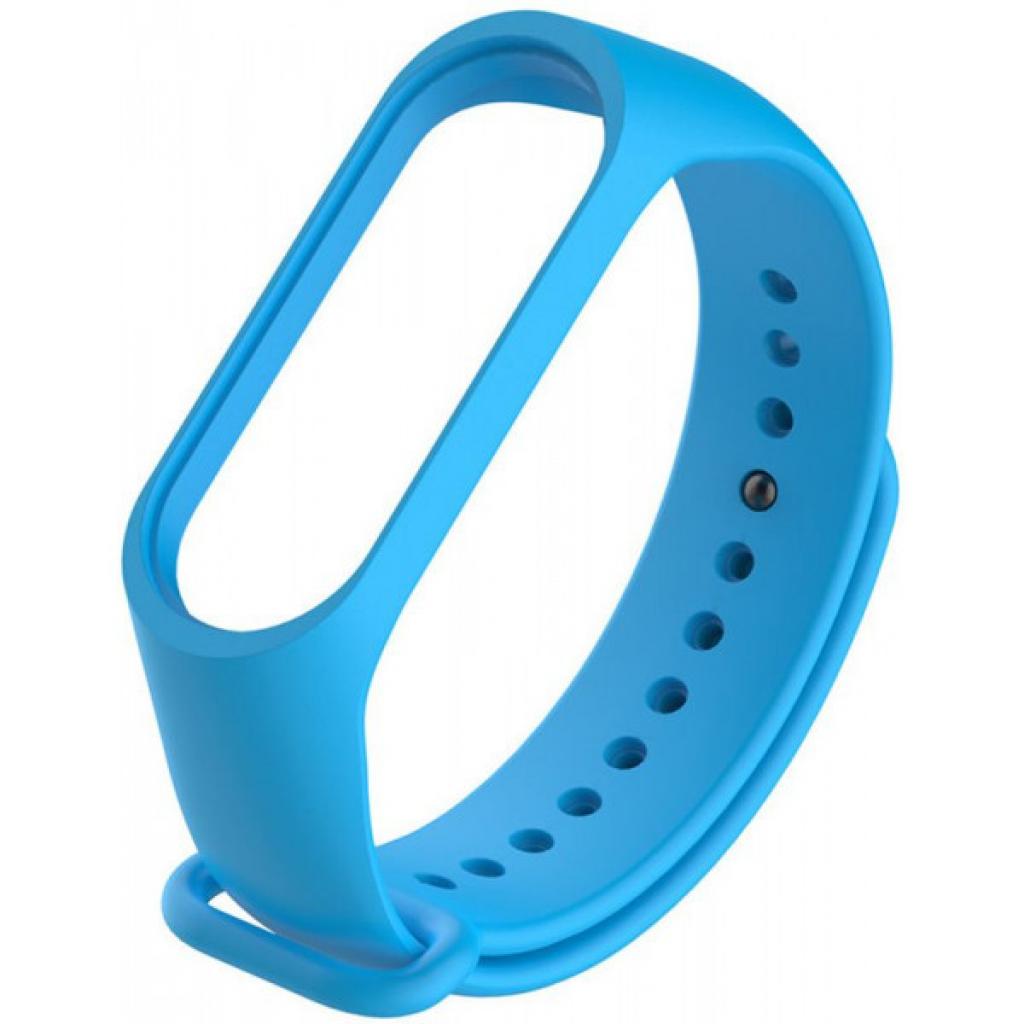 Ремінець до фітнес браслета Xiaomi Mi Band 3/4 Light Blue (74665) - зображення 1