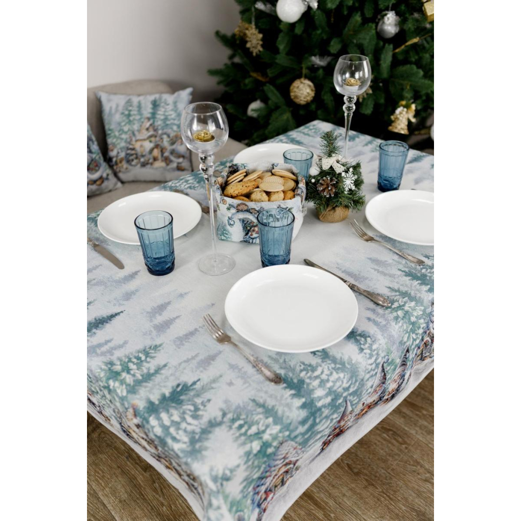 Скатертина Прованс гобеленова Казкові гноми 135х350 см (038455) - зображення 11