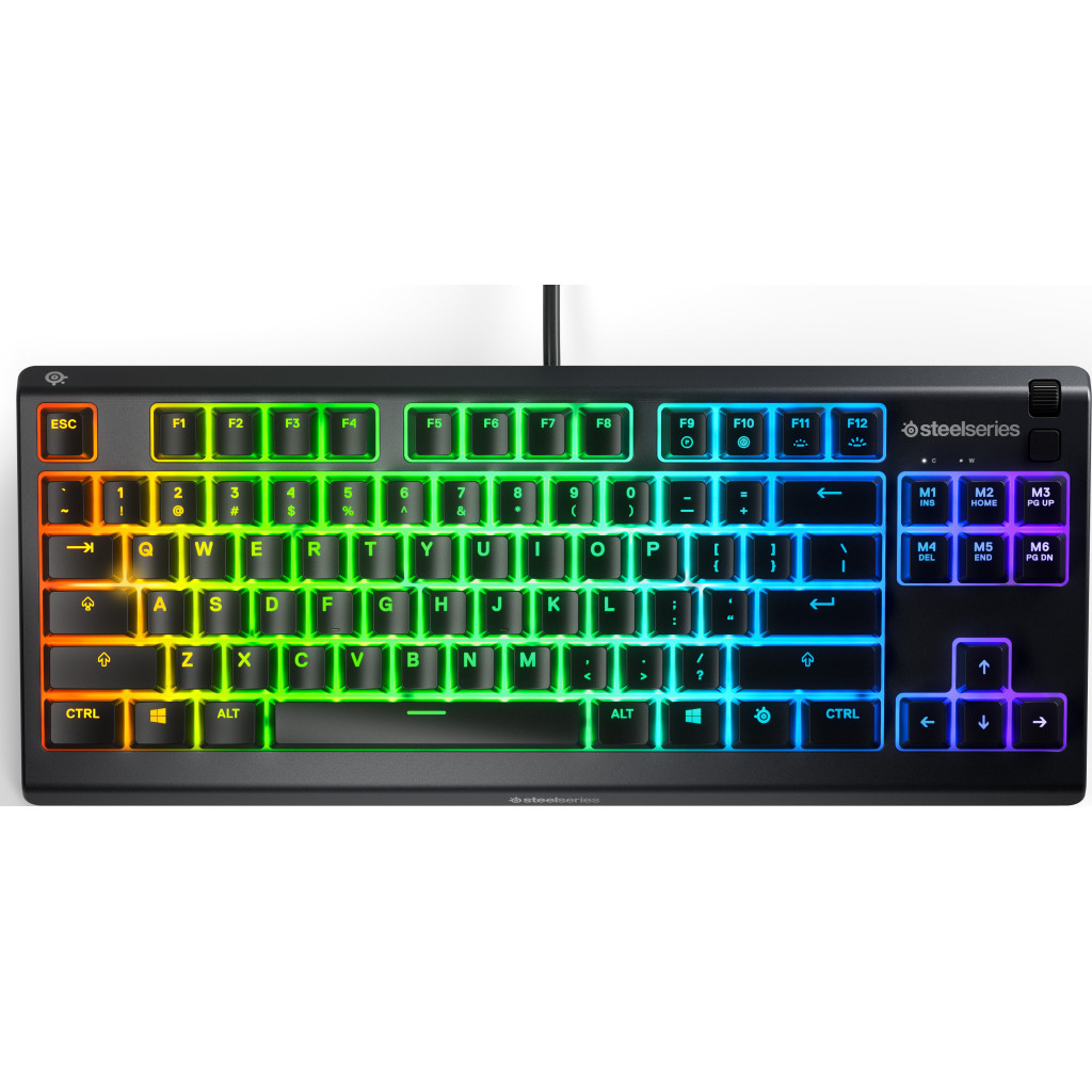 Клавіатура SteelSeries Apex 3 TKL USB UA Black (SS64817) - зображення 1