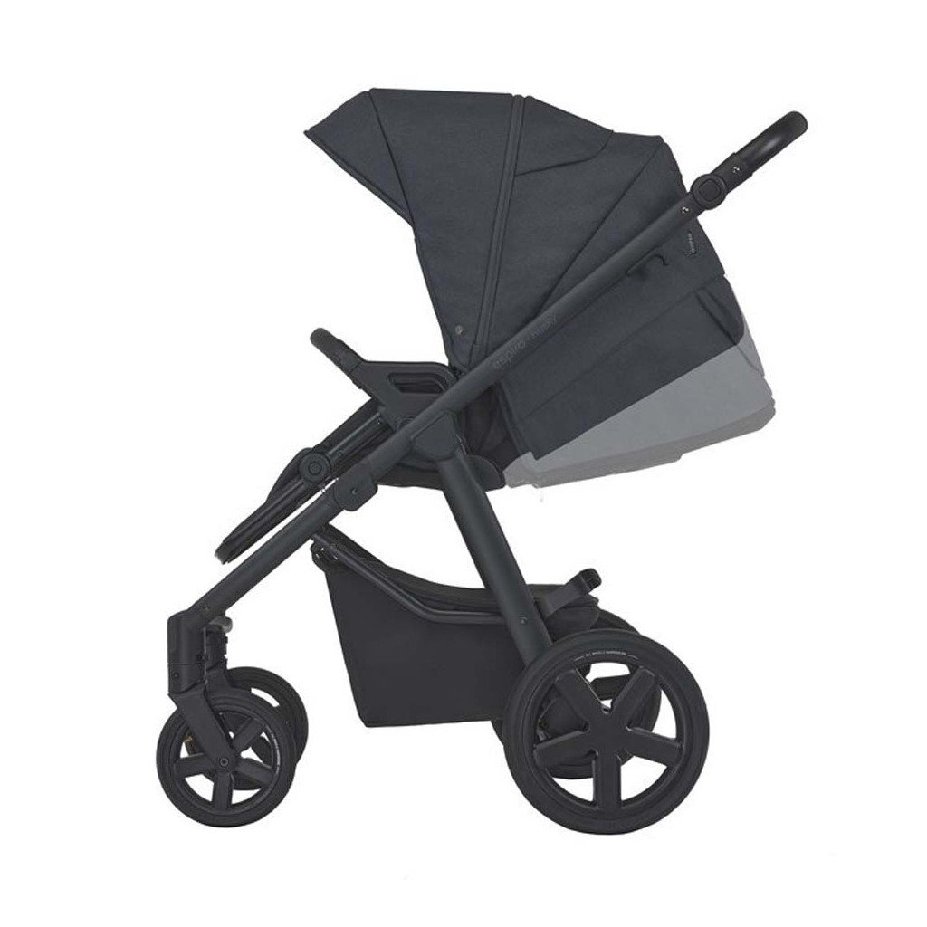 Коляска Espiro 2 в 1 Husky XL 2023 17 Graphite Wind (206764) - зображення 4