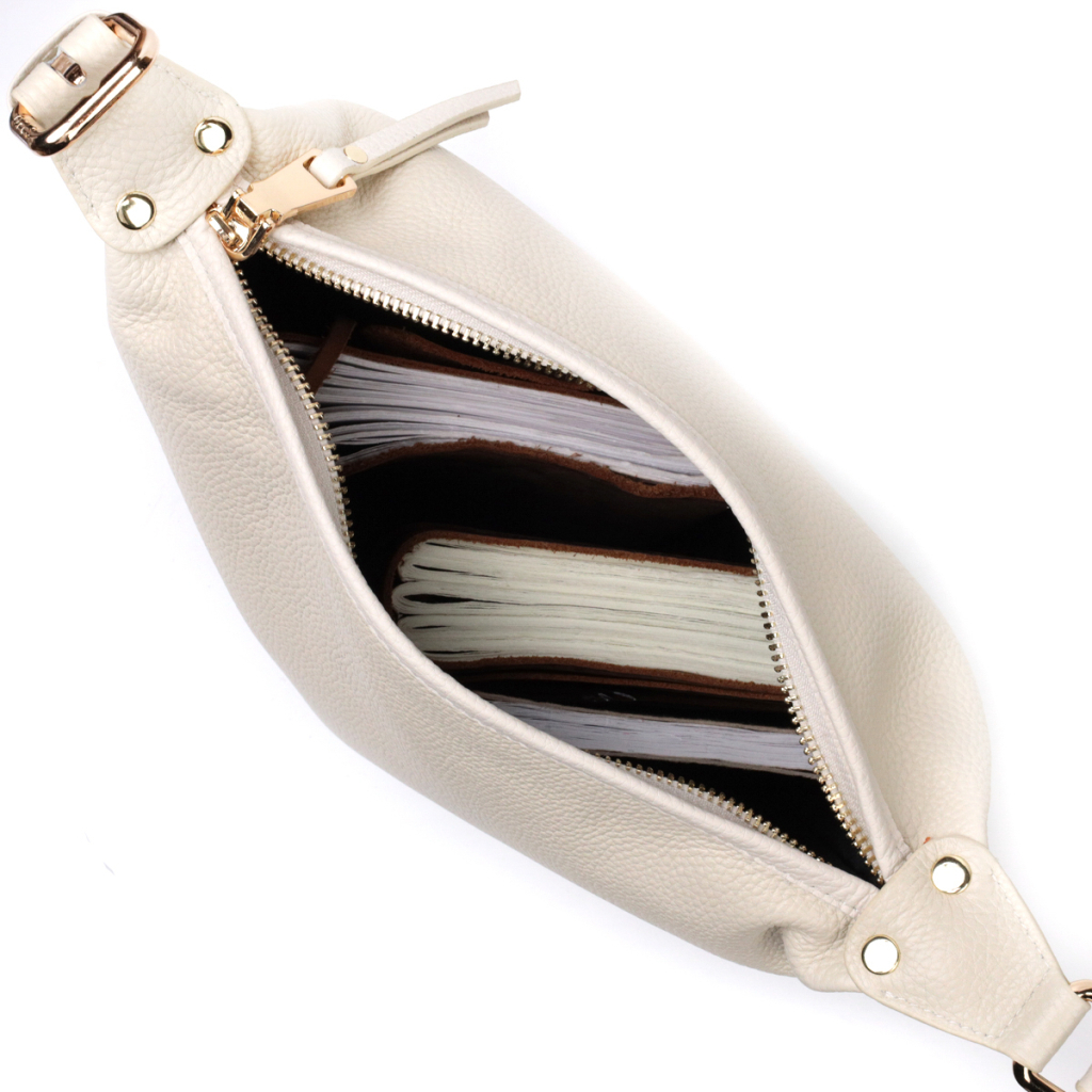 Сумка Vintage З натуральної шкіри Біла (22307) - зображення 6