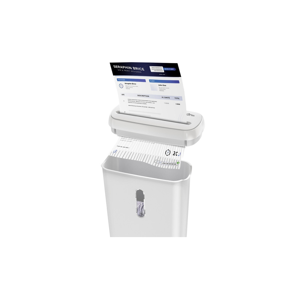 Знищувач документів Media-Tech WHITE SHREDDER (MT223) (884007) - изображение 6