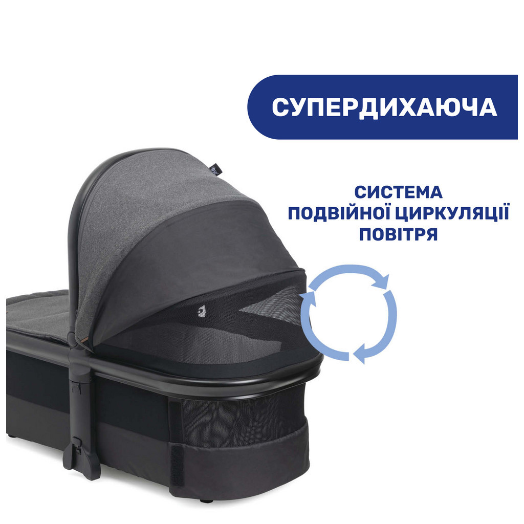 Коляска Chicco 2 в 1 Mysa Сіра (2900990849451) (87026.45.01) - зображення 4