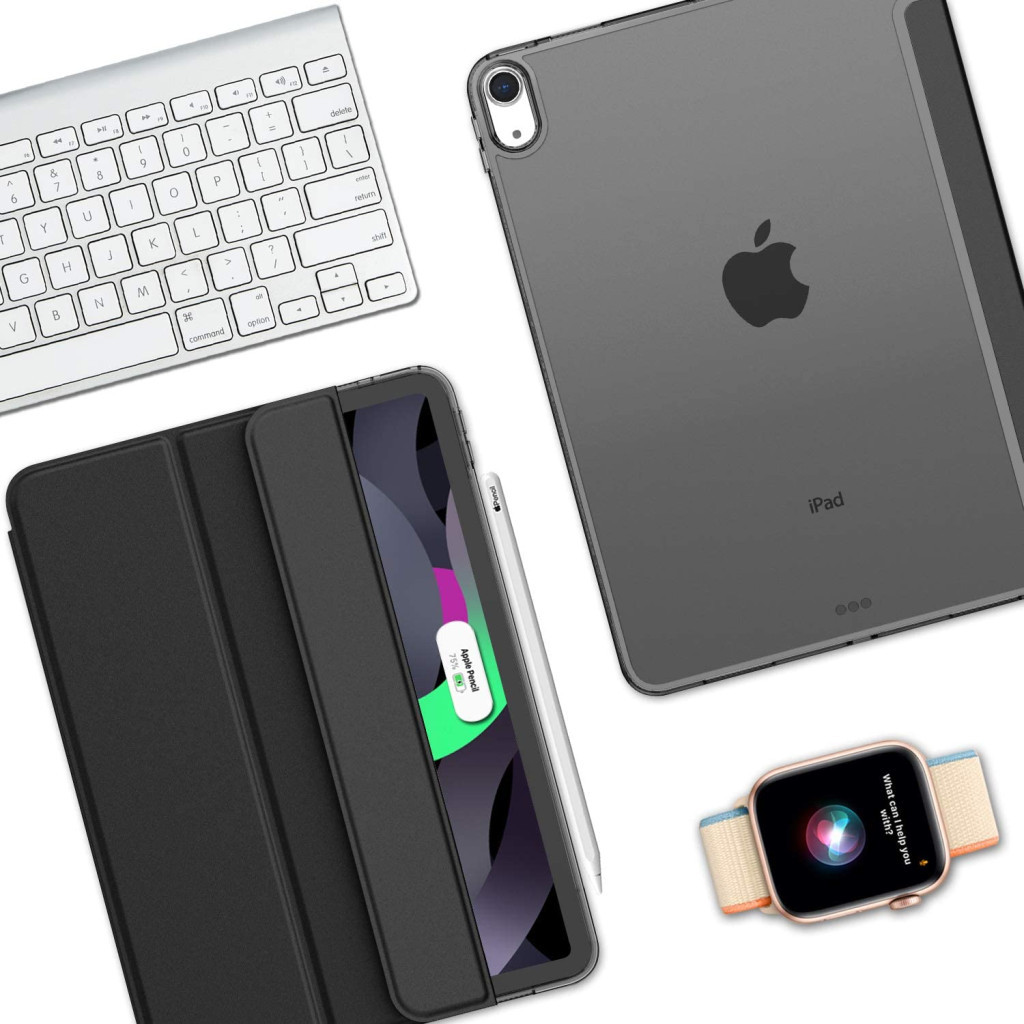 Чохол до планшета BeCover Tri Fold Hard Apple iPad Air 4 10.9 2020/2021 Black (706860) (706860) - зображення 4