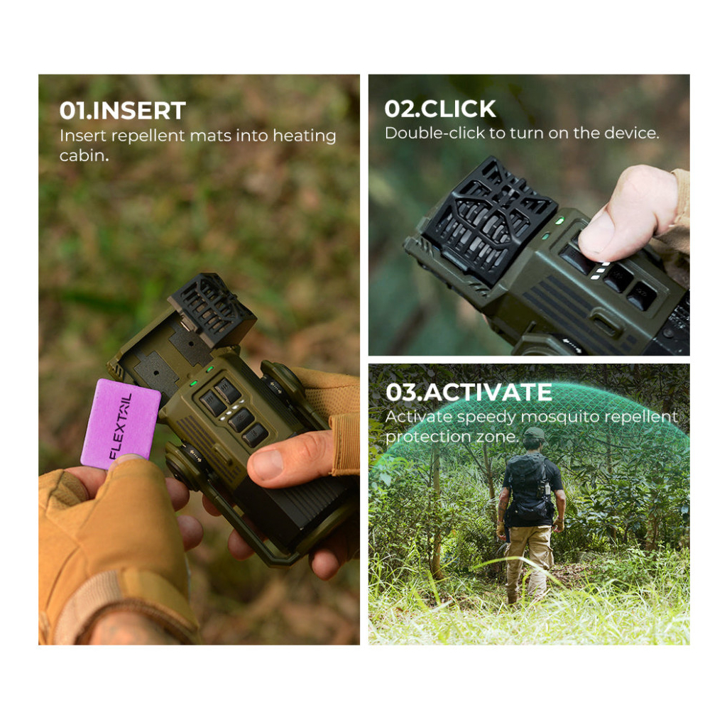 Ліхтар Flextail антимоскітний Flextail Evo Repel, зелений (ER4800-GN-i) - зображення 5