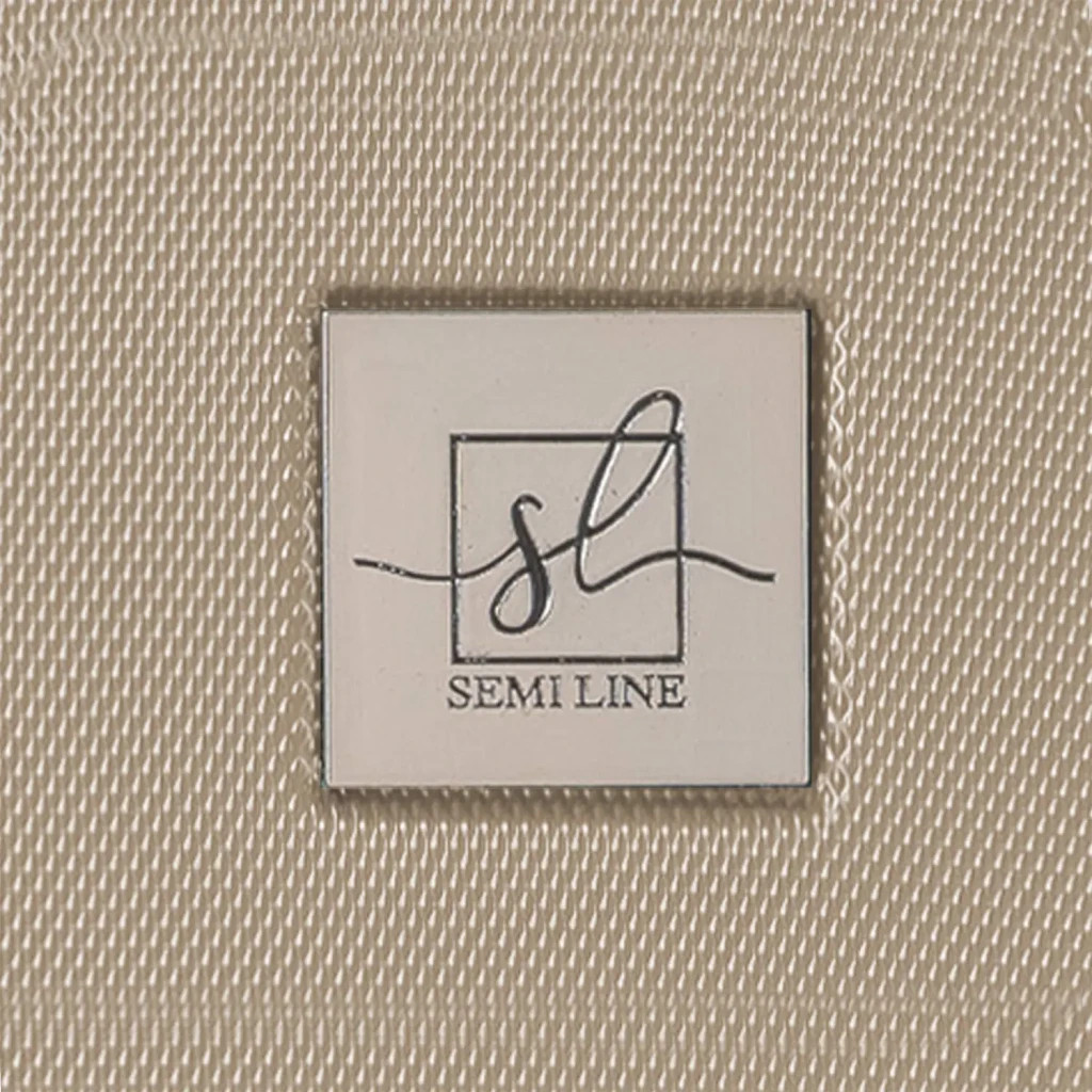 Валіза Semi Line 24" (M) Champagne/Black (T5674-3) (DAS302683) - зображення 8