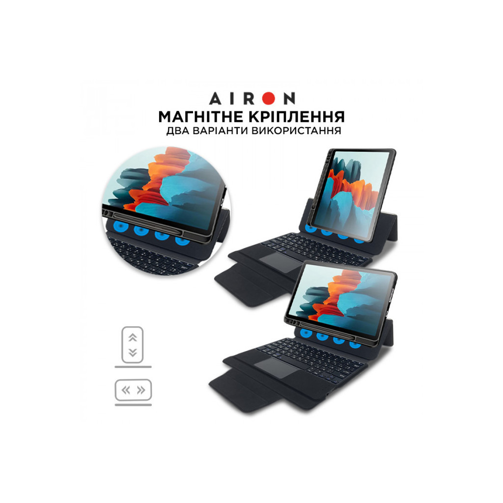 Чохол до планшета AirOn Premium Samsung Galaxy Tab S7 11" T875/870 (2020) with Keyboard (4822352781098) - зображення 9