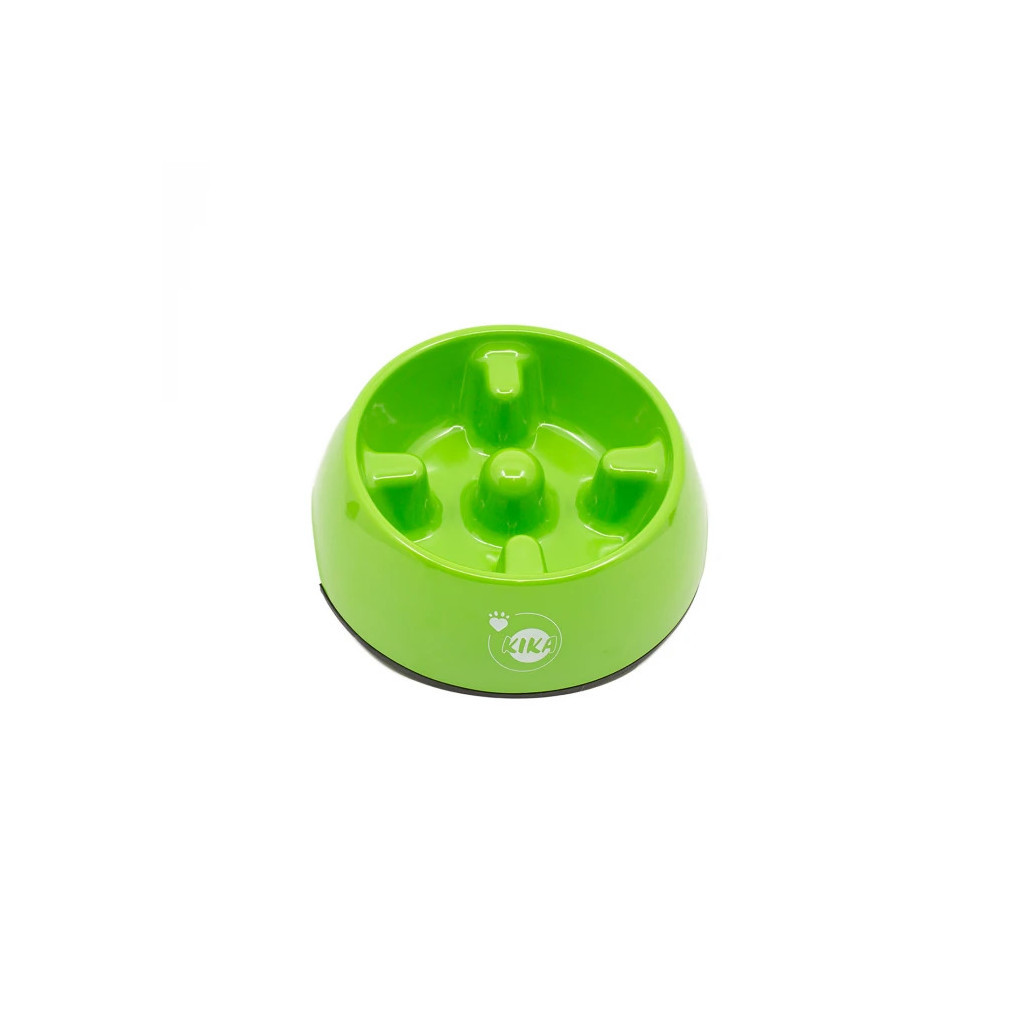 Посуд для собак KIKA Миска для повільного харчування XL зелена (SDML990054XLZ) - зображення 1