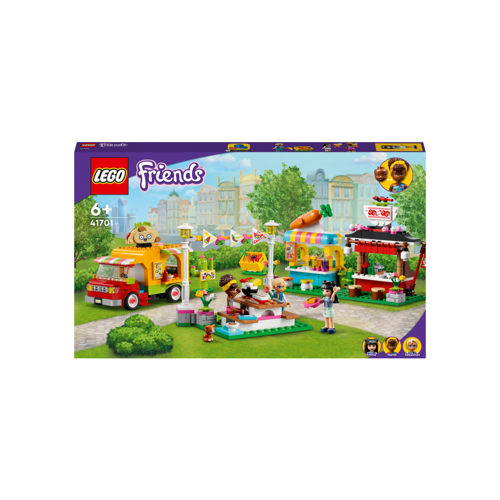 Конструктор LEGO Friends Ринок вуличної їжі 592 деталі (41701) - зображення 1