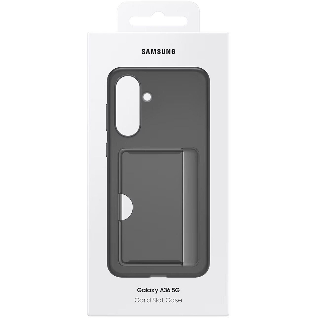 Чохол до мобільного телефона Samsung Galaxy A36 (A366), Card Slot Case black (EF-OA366TBEGWW) - зображення 7