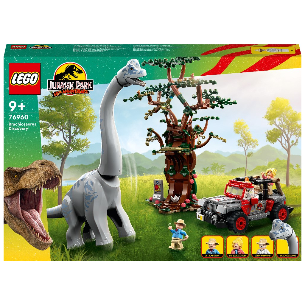 Конструктор LEGO Jurassic World Відкриття брахіозавра 512 деталей (76960) - зображення 1