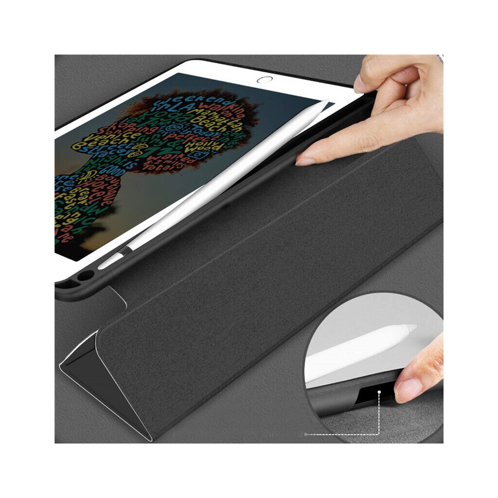 Чохол до планшета BeCover Tri Fold Soft TPU mount Pencil Apple iPad mini 5 Black (708449) - зображення 5