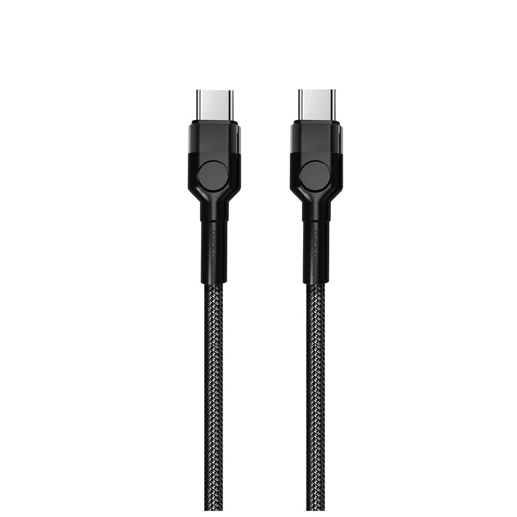 Дата кабель USB-C to USB-C 1.0m 3.0A black ColorWay (CW-CBPDCC047-BK) - зображення 4
