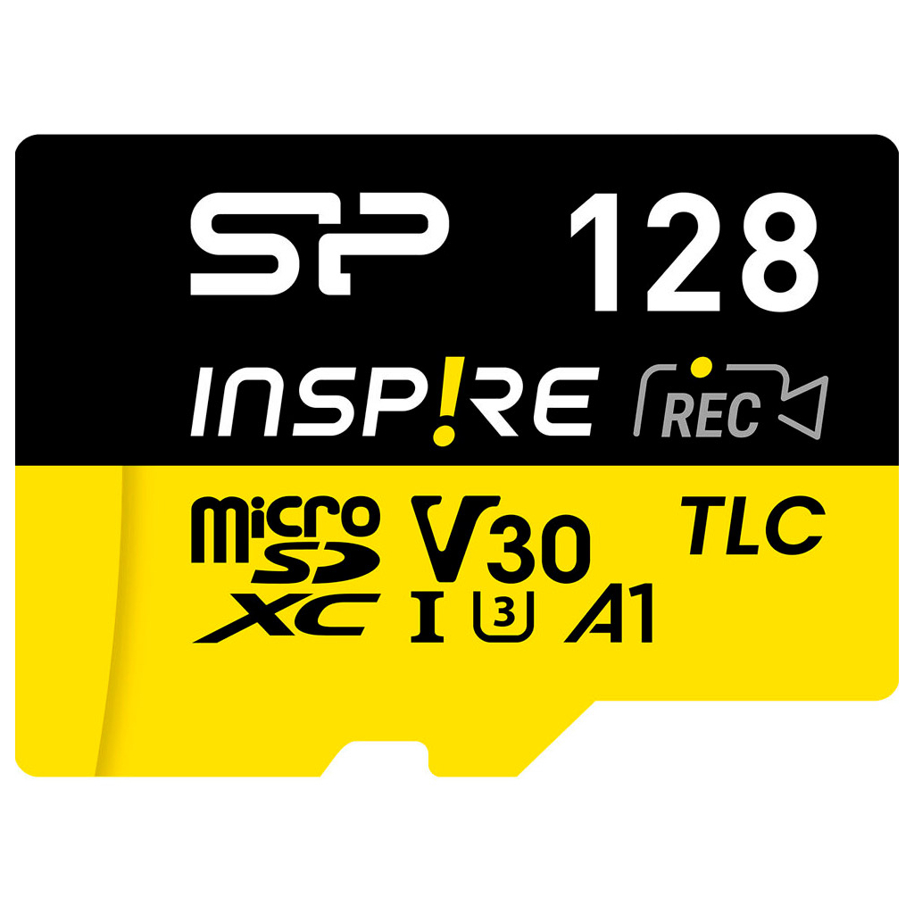 Карта пам'яті Silicon Power 128GB microSDXC class 10 UHS-I U3 V30 A1 Inspire (SP128GBSTXLV3V1NSP) - изображение 2