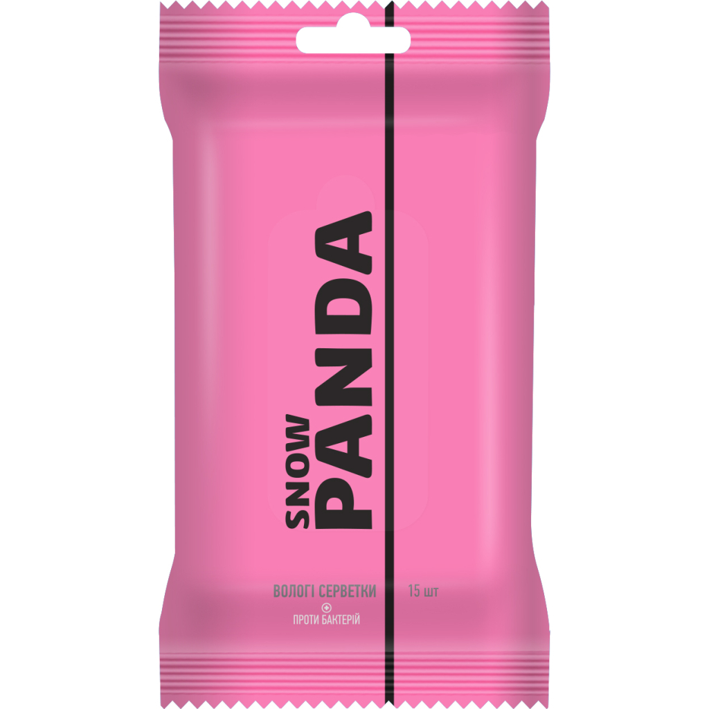 Вологі серветки Сніжна Панда Сакура 15 шт. (4823019008708) - зображення 1
