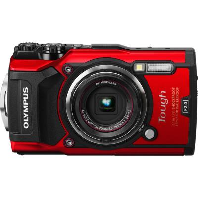 Цифровий фотоапарат Olympus TG-5 Red (Waterproof - 15m; GPS; 4K; Wi-Fi) (V104190RE000) - зображення 2