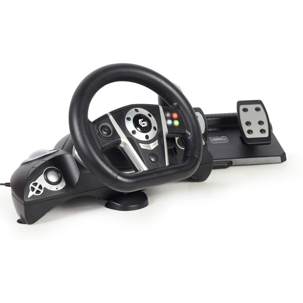 Кермо Gembird STR-M-01 PC/PS3/PS4/Nintendo Black (STR-M-01) - зображення 2