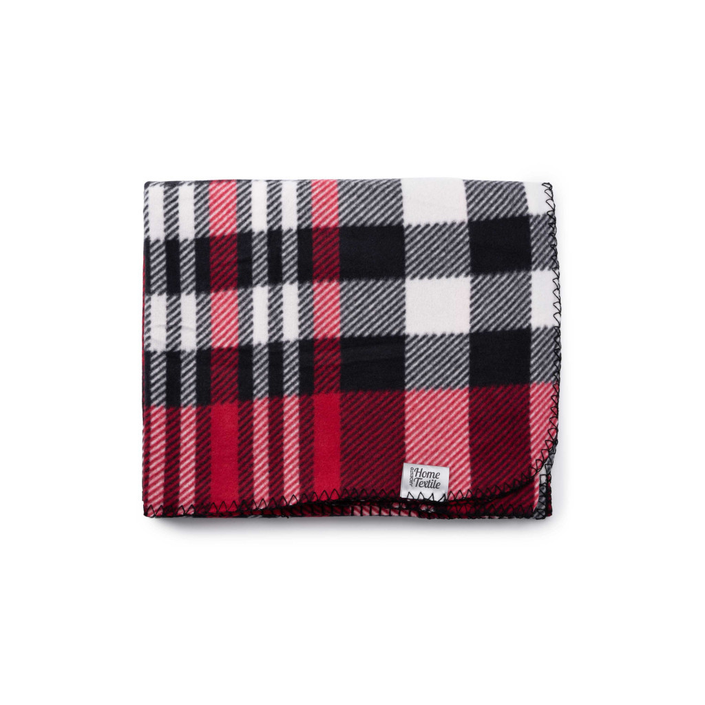Плед Ardesto Fleece клітинка червоно-чорна 130х160 см (ART0704PB) - зображення 6