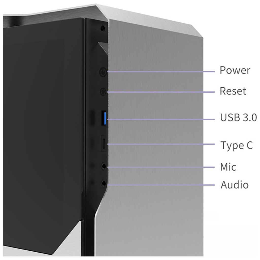 Корпус Almordor SilverLining 160G Silver (ALSL160GISL) - зображення 4
