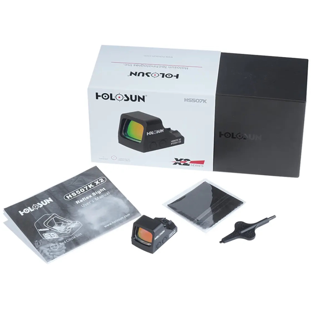 Коліматорний приціл Holosun HS507K X2 точка 2 MOA + коло 32 МОА (HS507K X2) - зображення 10