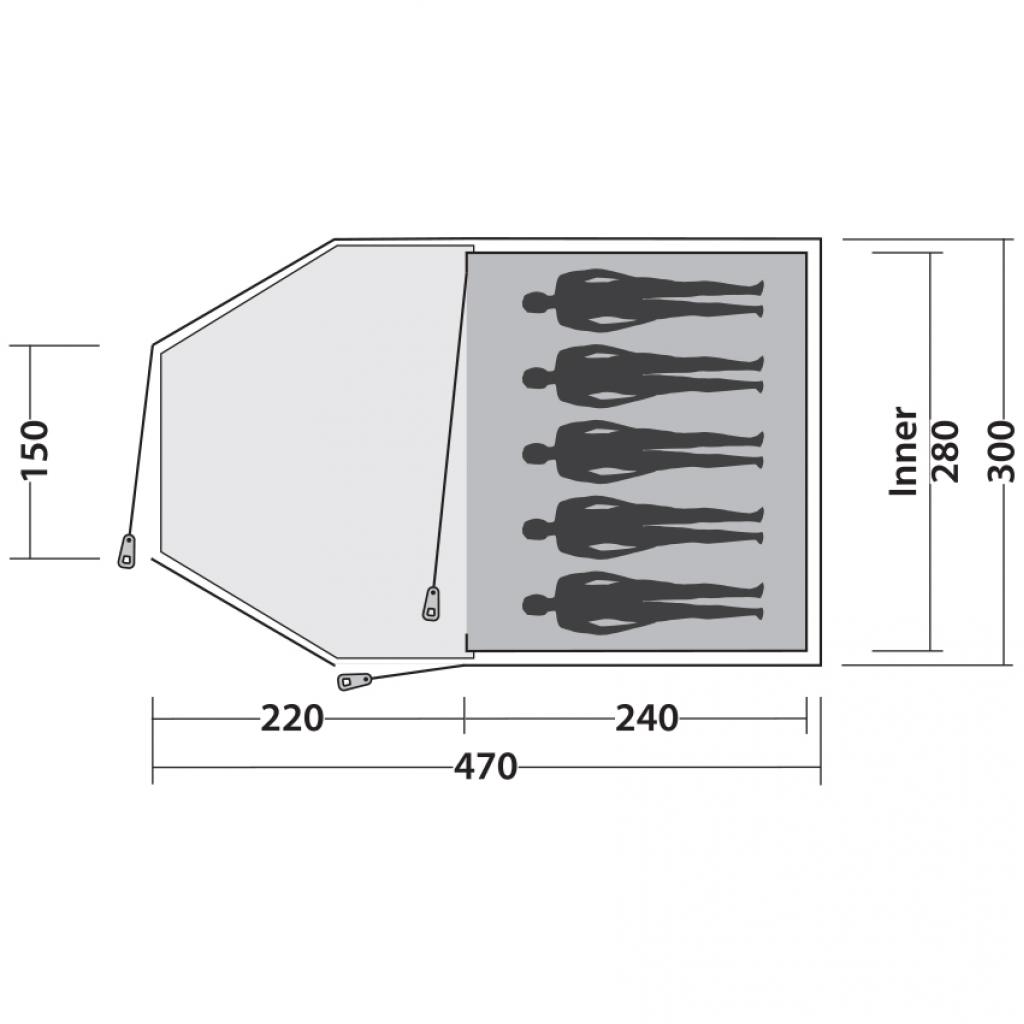 Намет Easy Camp Energy 300 Rustic Green (928900) - зображення 3