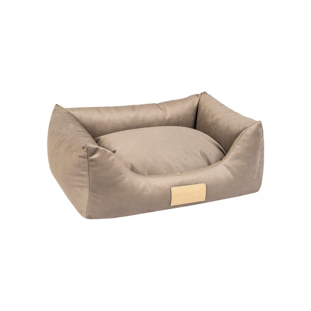 Лежак для тварин Природа "MOLLY" №2 (62х50х19 см) Пісочний (4823082421343) - зображення 1