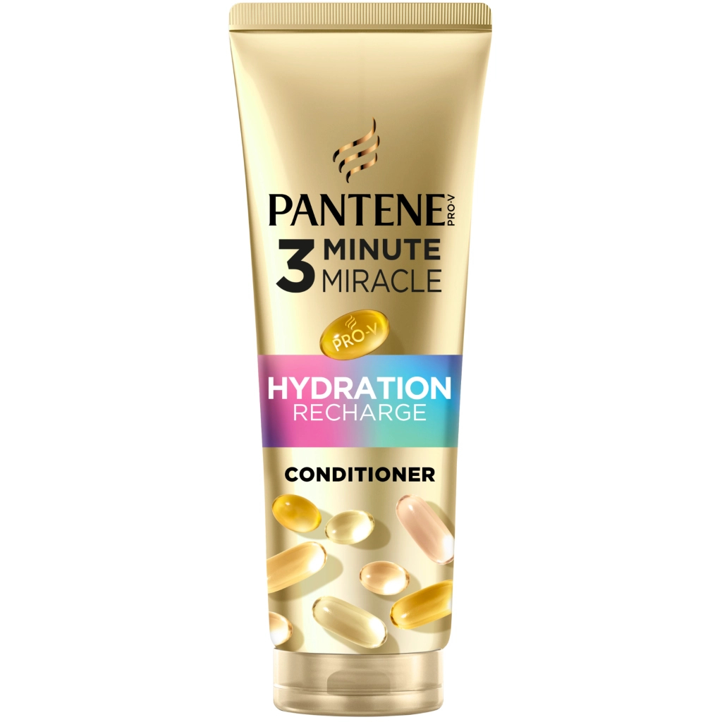 Кондиціонер для волосся Pantene Pro-V 3 Minute Miracle Hydration Recharge 220 мл (8700216938860) - зображення 2