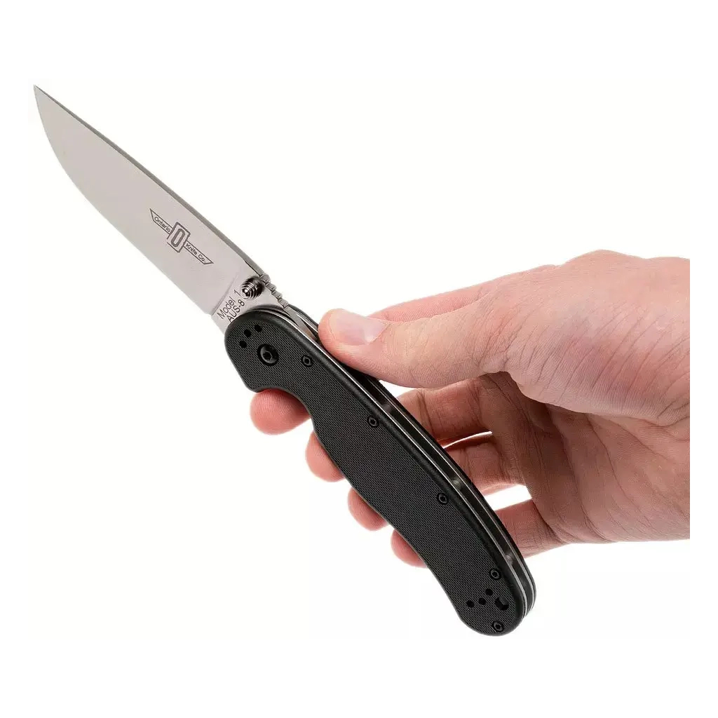 Ніж Ontario Knife RAT I AUS-8 Black (ON8848) - зображення 5