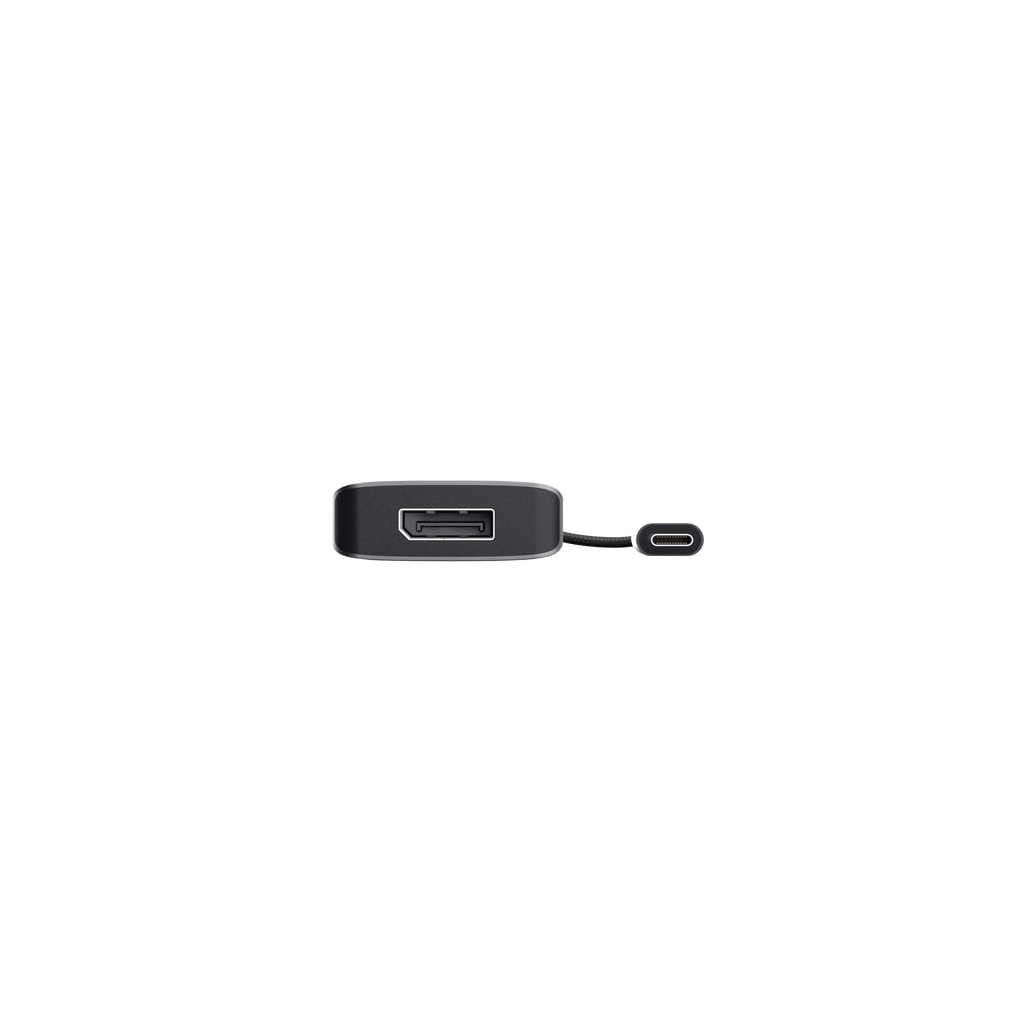 Концентратор Trust USB-C 7-in1 2xUSB-А 3.2/2xUSB-С/2xHDMI/DP aluminiu 0.16m grey (25661_TRUST) - зображення 6