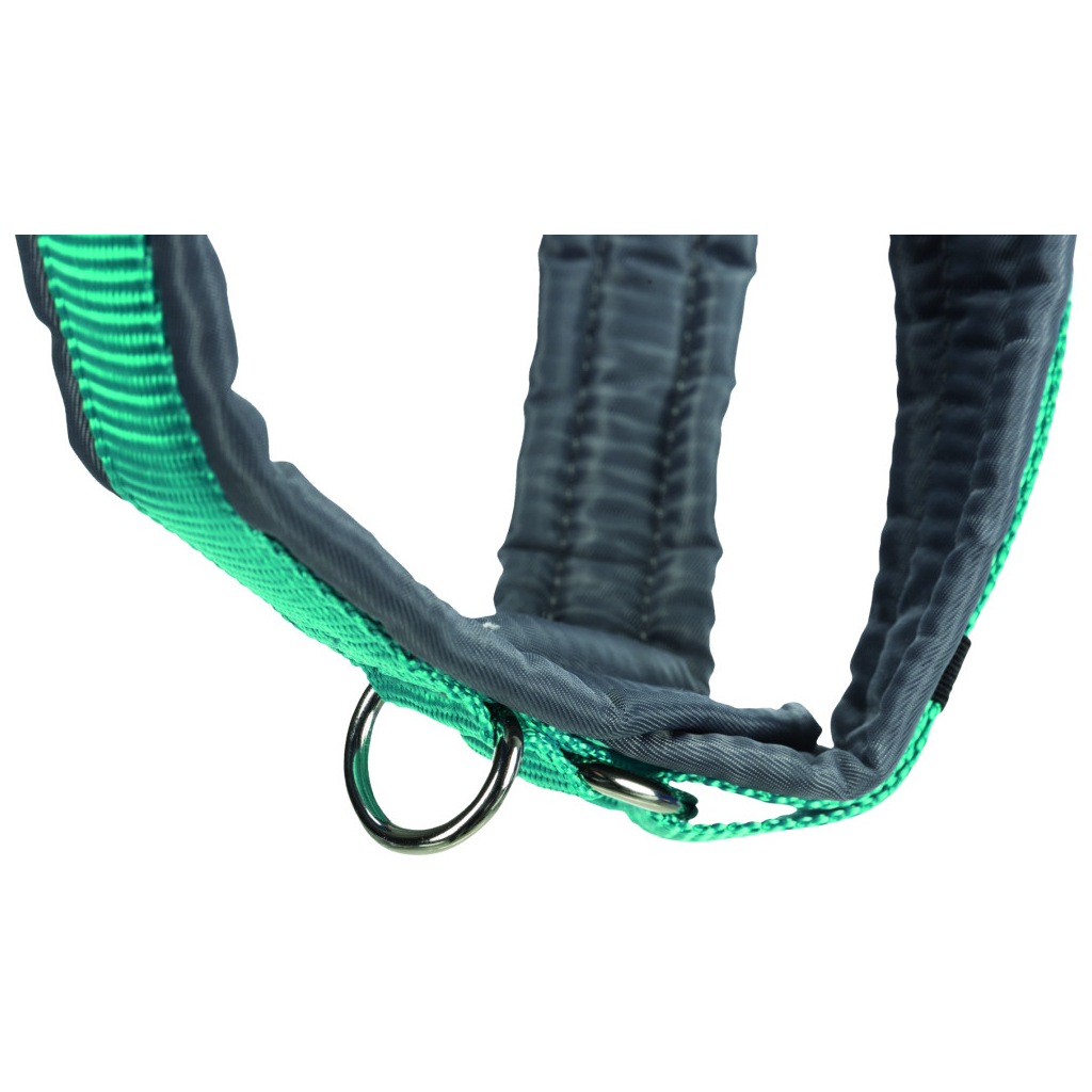 Шлея для собак Trixie Premium Трекінгова M-L 62-74 см 25 мм Аква-графіт (4053032679108) - зображення 2