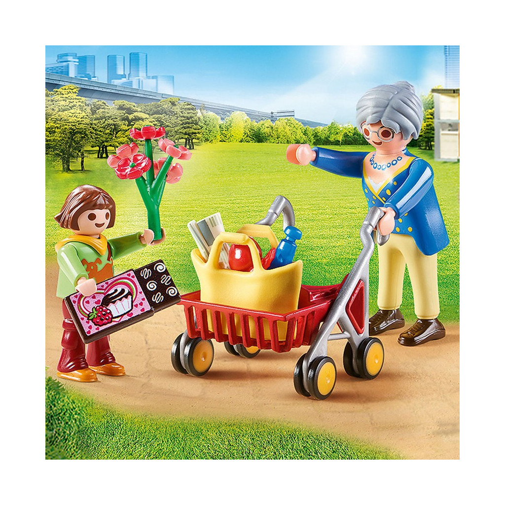 Конструктор Playmobil Бабуся з онуком (6336526) - зображення 3