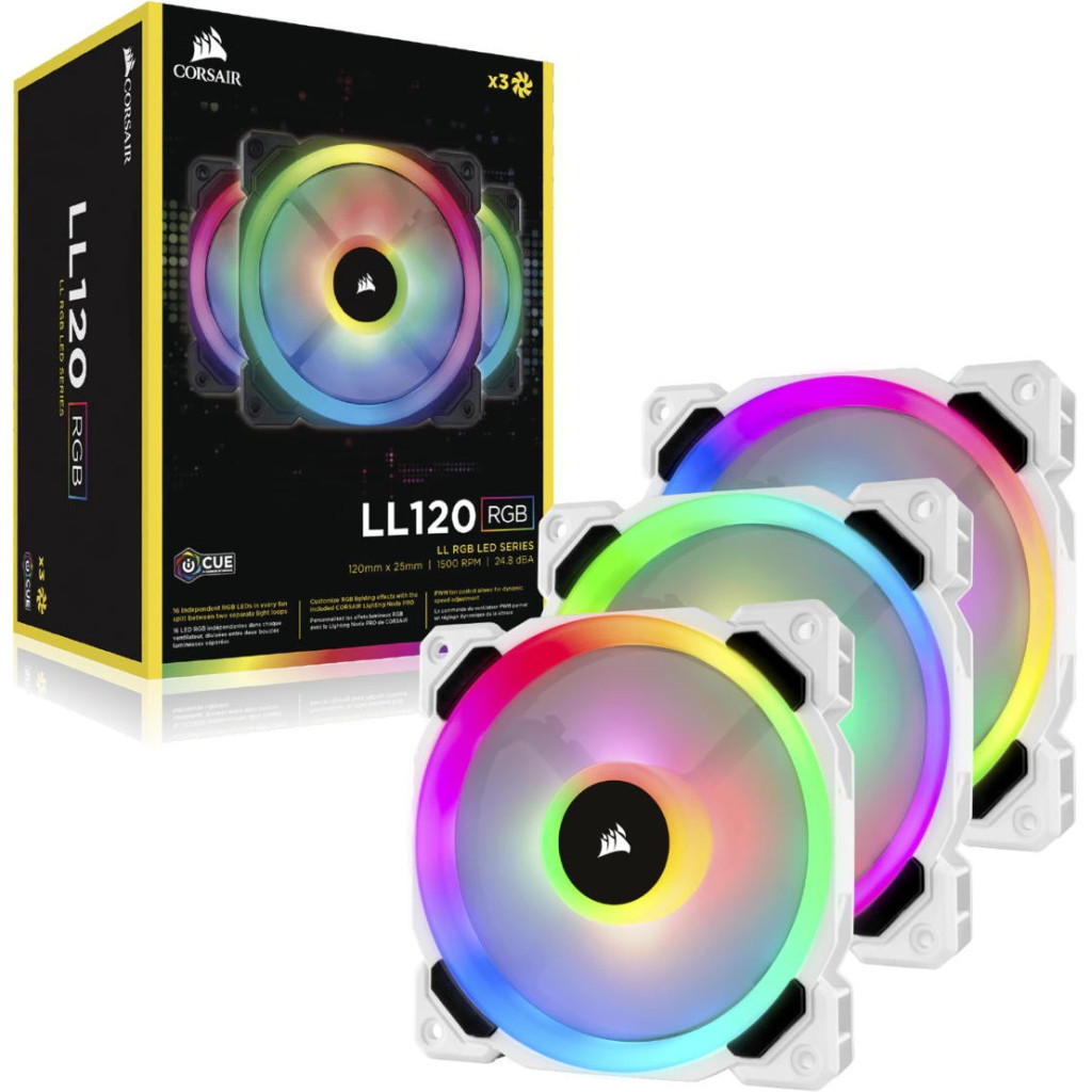 Кулер до корпусу Corsair LL120 RGB White (CO-9050092-WW) - зображення 12