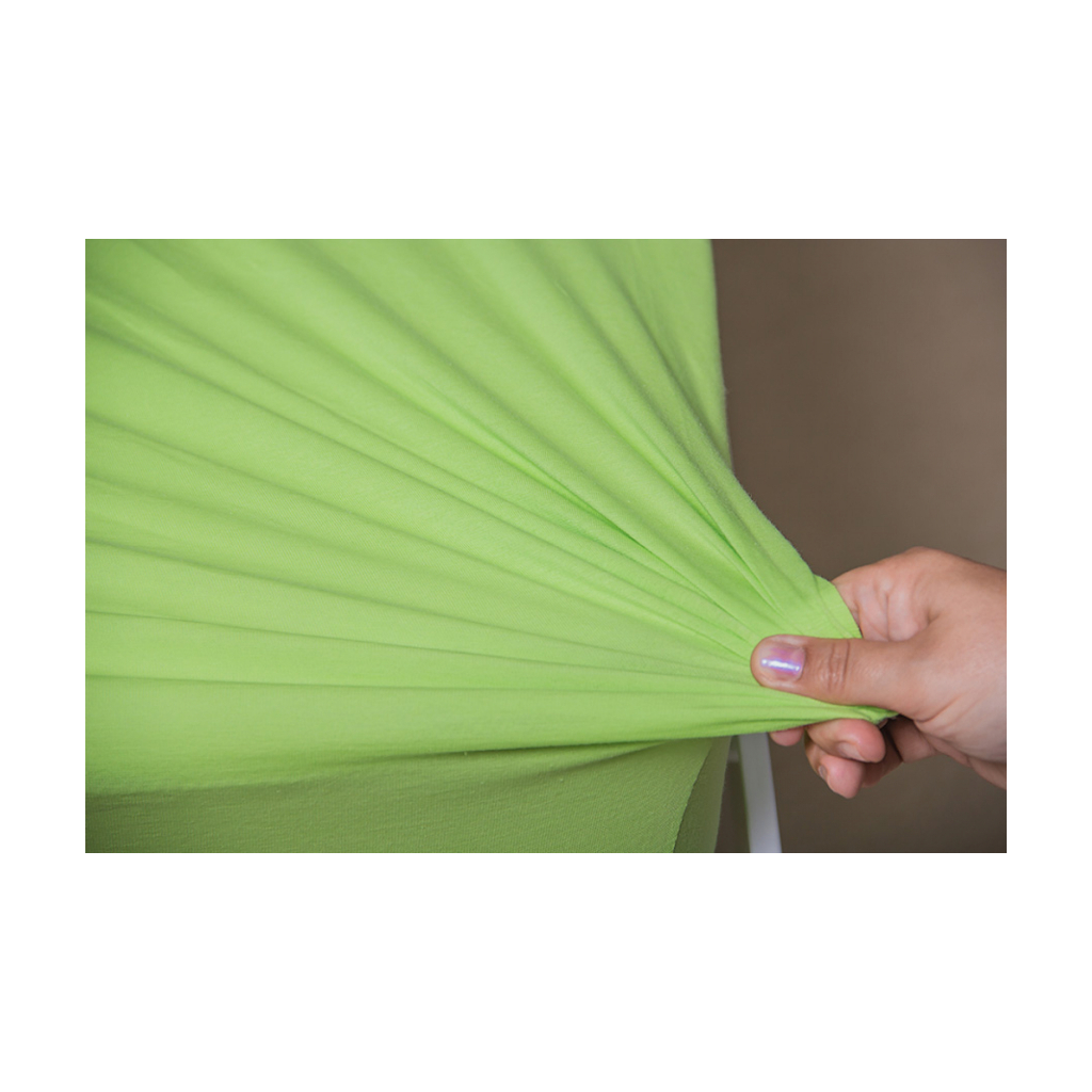 Простирадло Billerbeck трикотажне на резинці зелене яблуко 100х200 см (1671-Е31) - зображення 4