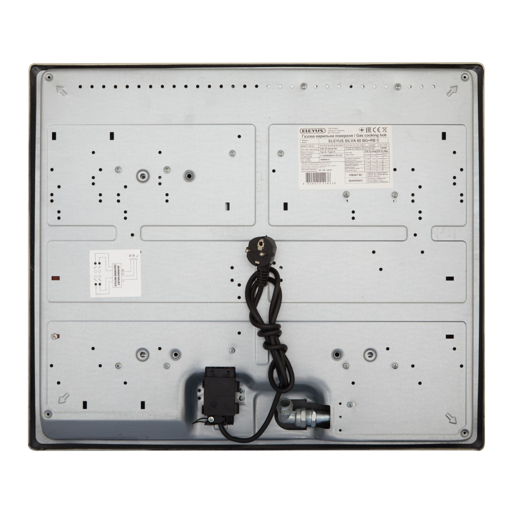 Варочна поверхня Eleyus SILVA 60 BG+RB CWF - зображення 5