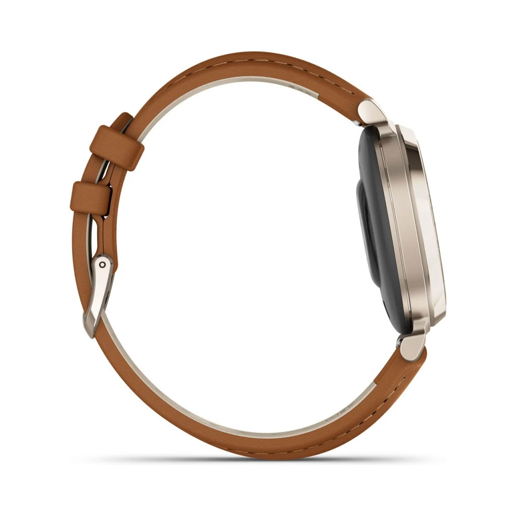 Смарт-годинник Garmin Lily 2 Classic, Cream Gold/Tan (010-02839-02/010-02839-60) - зображення 4