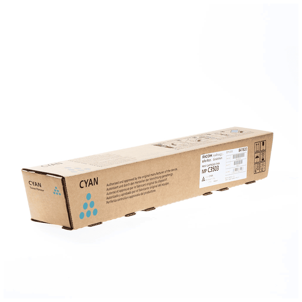 Тонер-картридж Ricoh MPC3003/MPC3503/MPC3004 Cyan 18K (841832/841820) - зображення 1